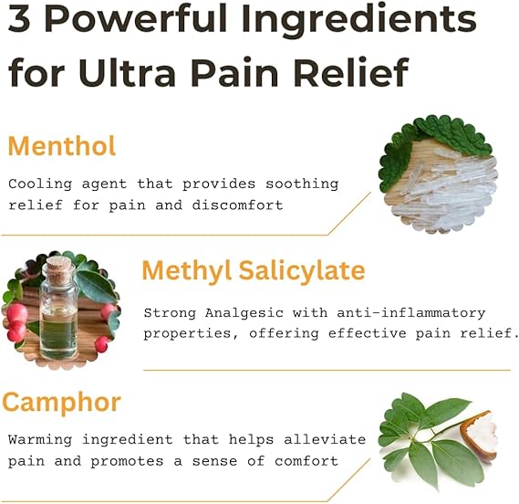 Aboniki Balm Ultra Strength Deep Penetrating Pain Relief 25g (4-Pack)