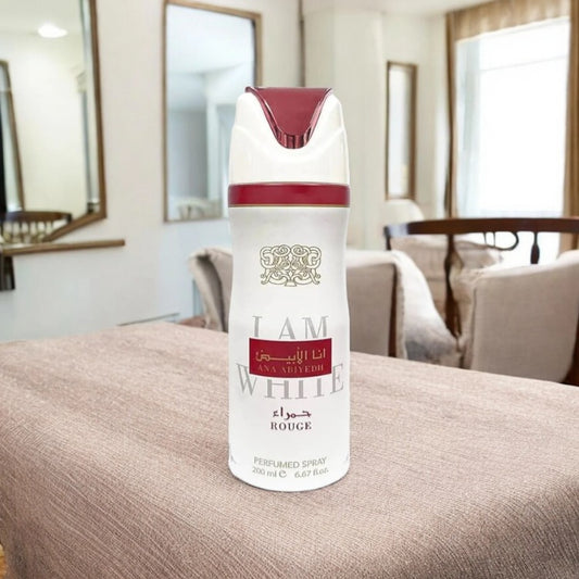 Ana Abiyedh Rouge by Lattafa Perfumed Body Spray