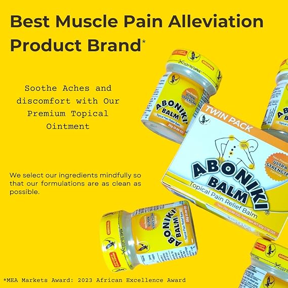 Aboniki Balm Ultra Strength Deep Penetrating Pain Relief 25g (4-Pack)