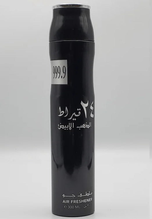 Ambientador Lattafa de oro blanco de 24 quilates (paquete de 6)