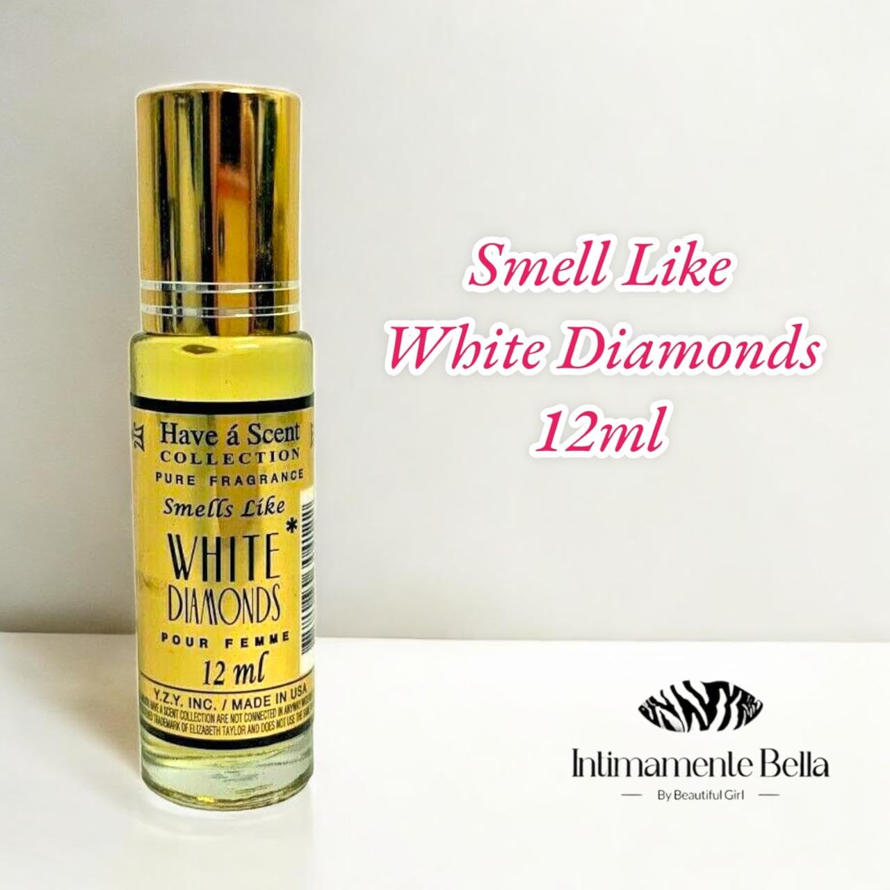 White Diamonds Roll-On Oil Perfume For Women Pure Fragrance 12ml