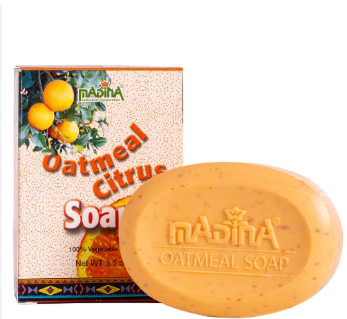 Wholesale Madina Oatmeal Citrus Soap Pack of 12