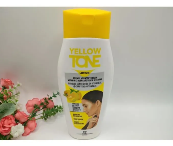 Wholesale YellowTone Lotion Concentrated Vitamin C E & Beta Carotene 450ML (pack of 6)