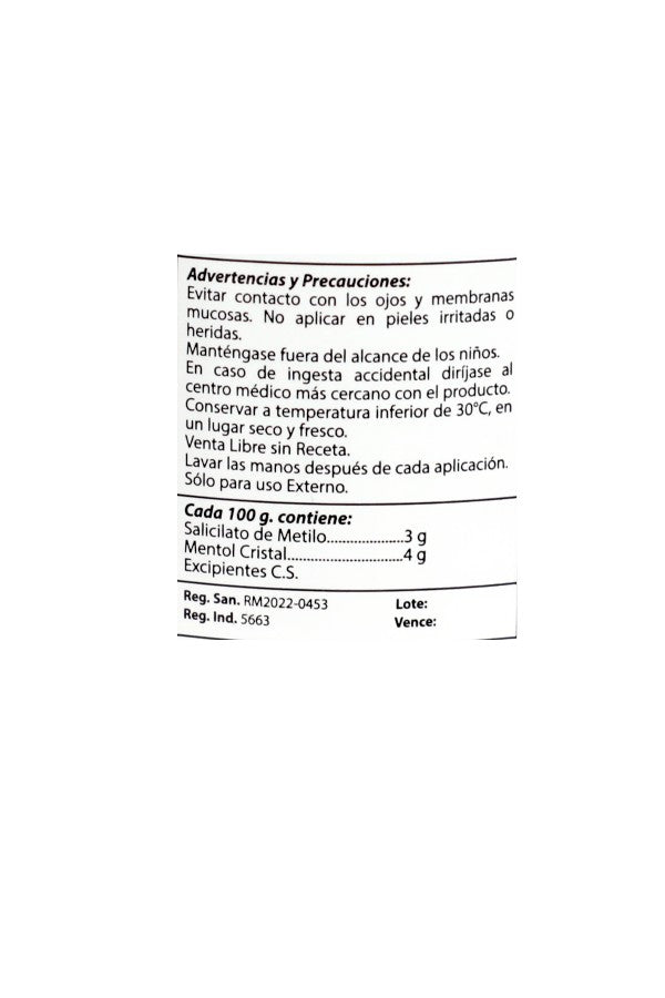 Frio Gel Dr Collado, Muscle Relaxant Action Freeze