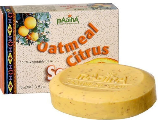 Wholesale Madina Oatmeal Citrus Soap Pack of 12