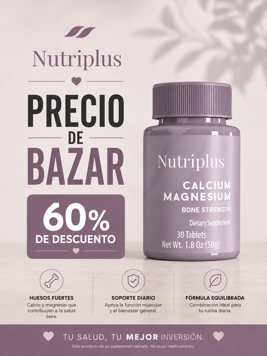 Nutriplus Calcium Magnesium Plus Bone Strength – Bazaar Sale Edition (Up to 60% OFF)