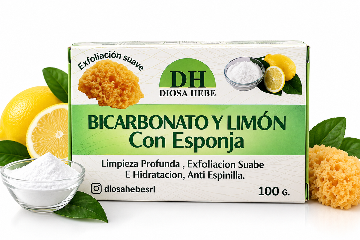 hazme a descricion Diosa Hebe Baking Soda & Lemon Soap – Oil Control, 100g