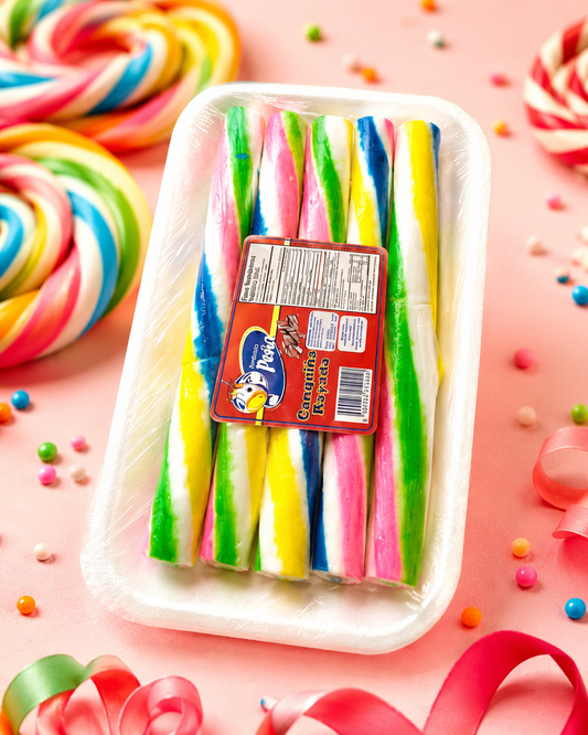 Traditional Rainbow Candy Sticks – Colorful, Sweet & Fun