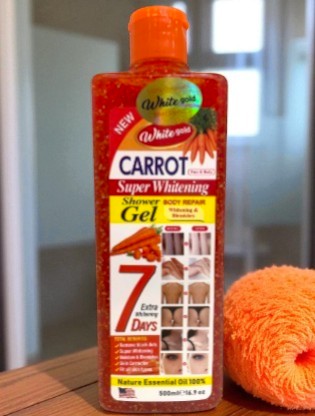 Wholesale 🥕✨ White Gold Carrot Super Whitening Shower Gel (Pack 6)