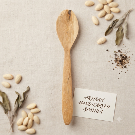 Dominican Guayacán Wood Long Serving Spoon