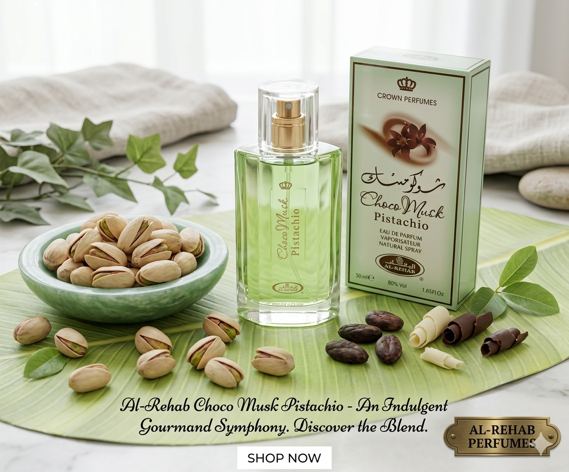 Choco Musk Pistachio - Al-Rehab: A Nutty Gourmand Delight