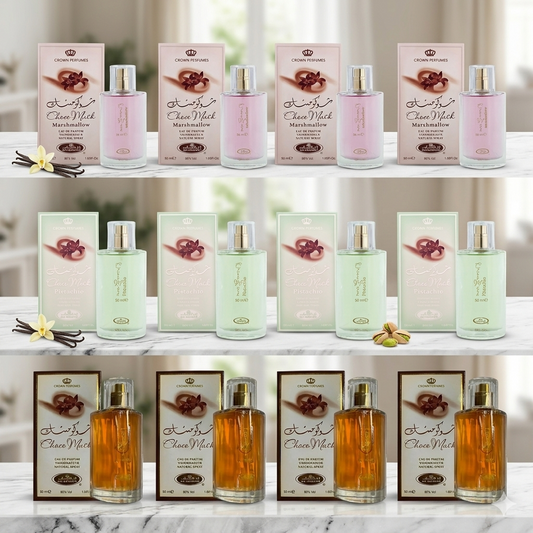 Wholesale Pack: Set of 12 Choco Musk Perfume Collection (Assorted Bundle)