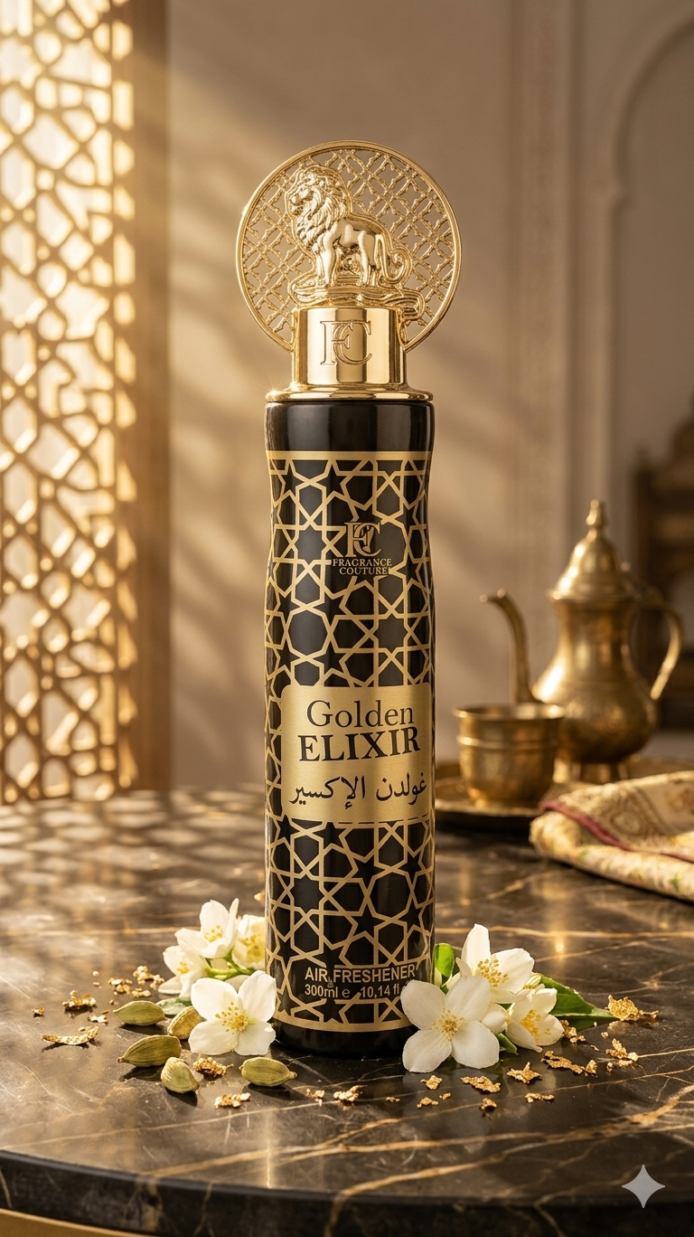 Golden Elixir - Premium Air Freshener (300ml)