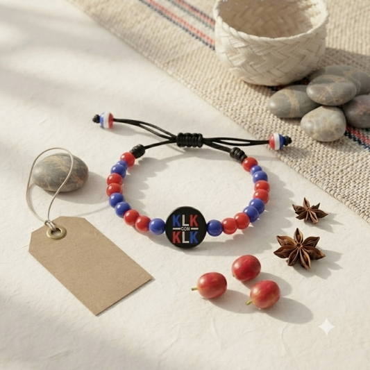 "KLK con KLK" Dominican Heritage Adjustable Bracelet