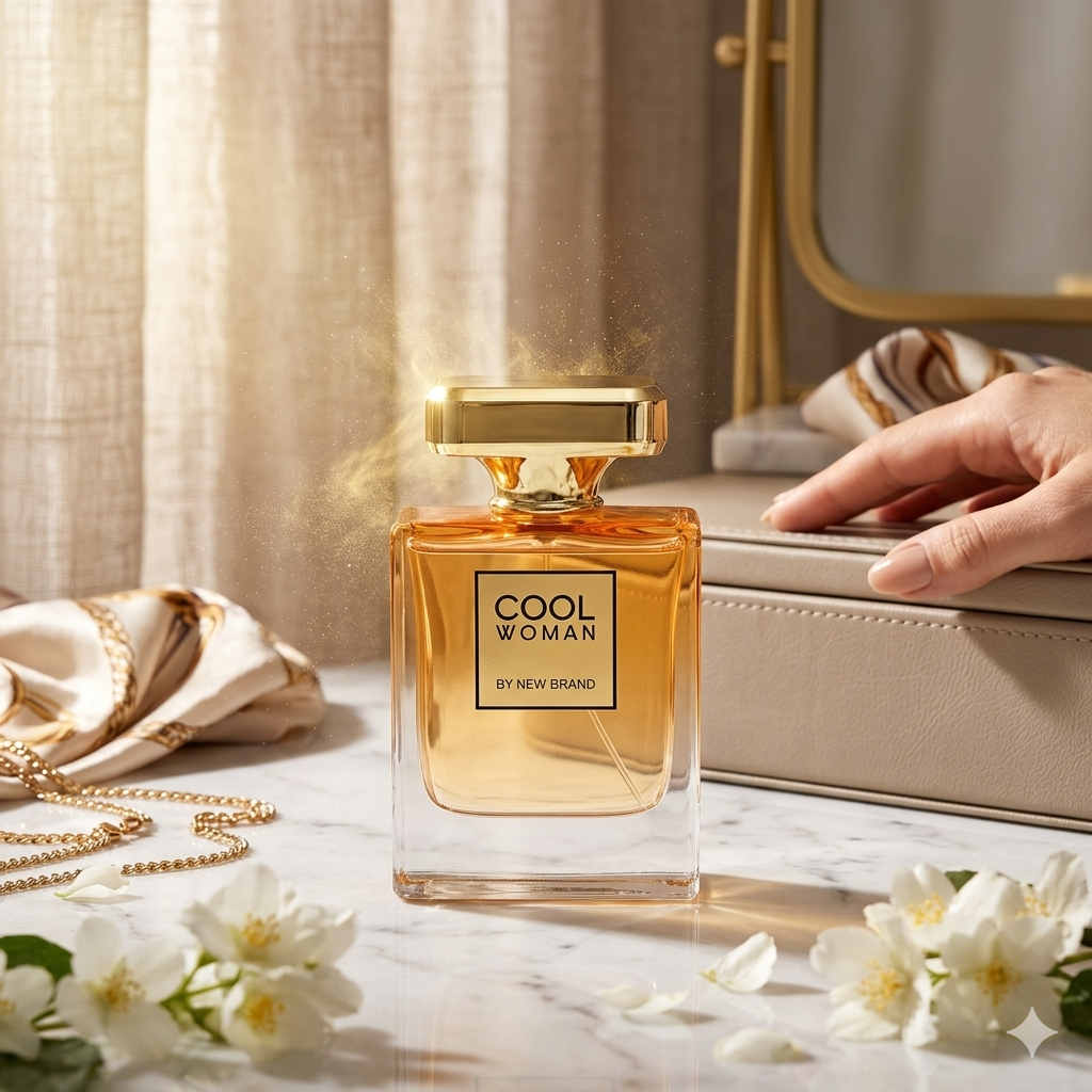 Cool Woman by New Brand: Elegance and Freshness in Every Drop