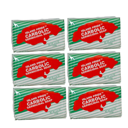 Island Pride Carbolic Germicidal Soap 125g Pack of 6