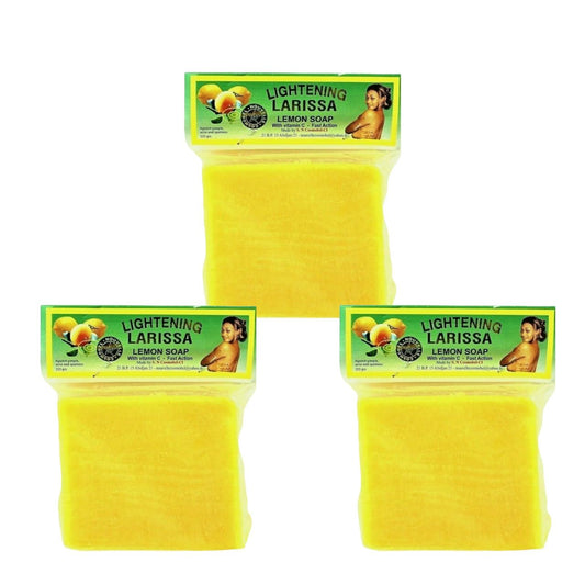 Larissa Lightening lemon Soap 225g Pack of 3