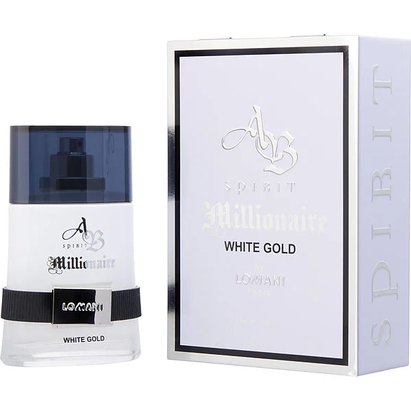 Wholesale Millionaire Spirit Lomani White Gold 100ML Pack of 12
