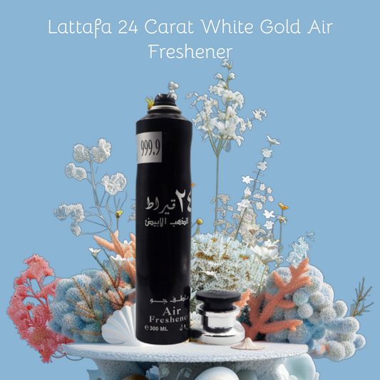 Wholesale Lattafa 24 Carat White Gold Air Freshener (Pack 6)