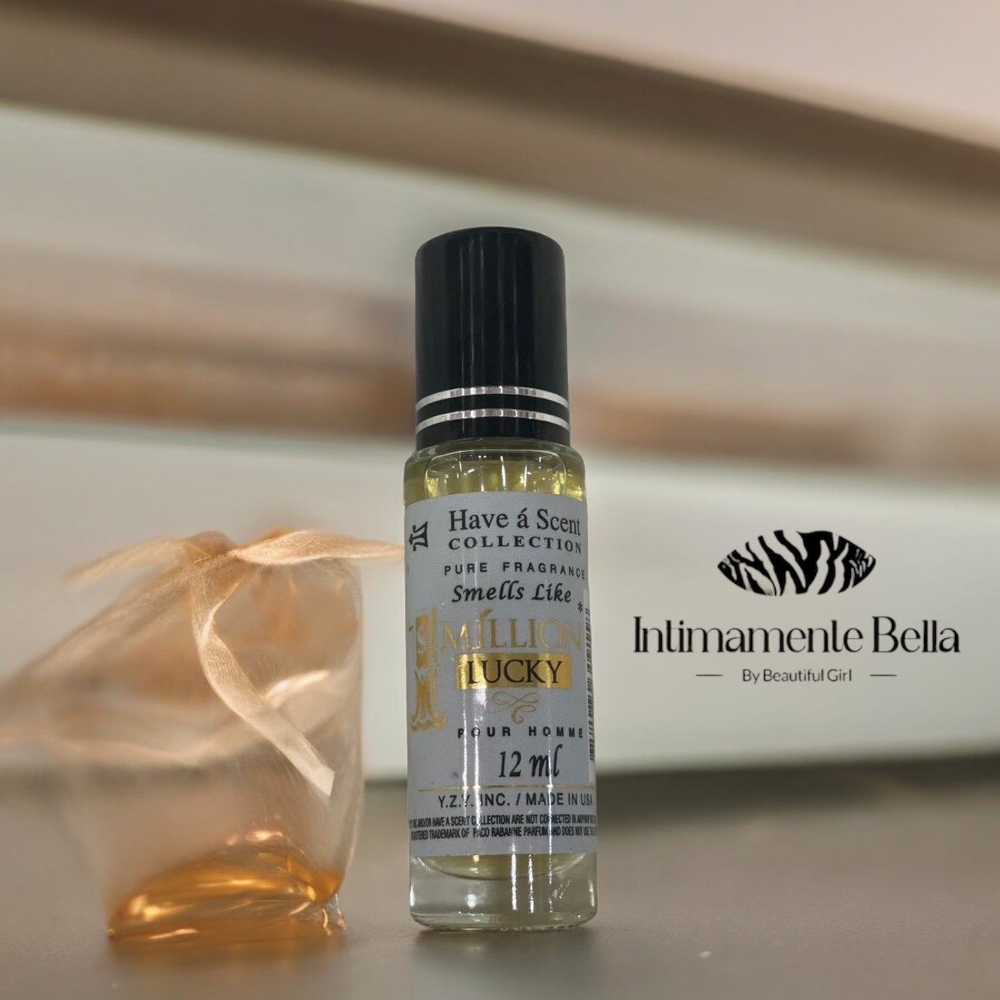 1 Million Lucky Roll-On Oil Perfume For Men 12ml Pure Fragrance Oil