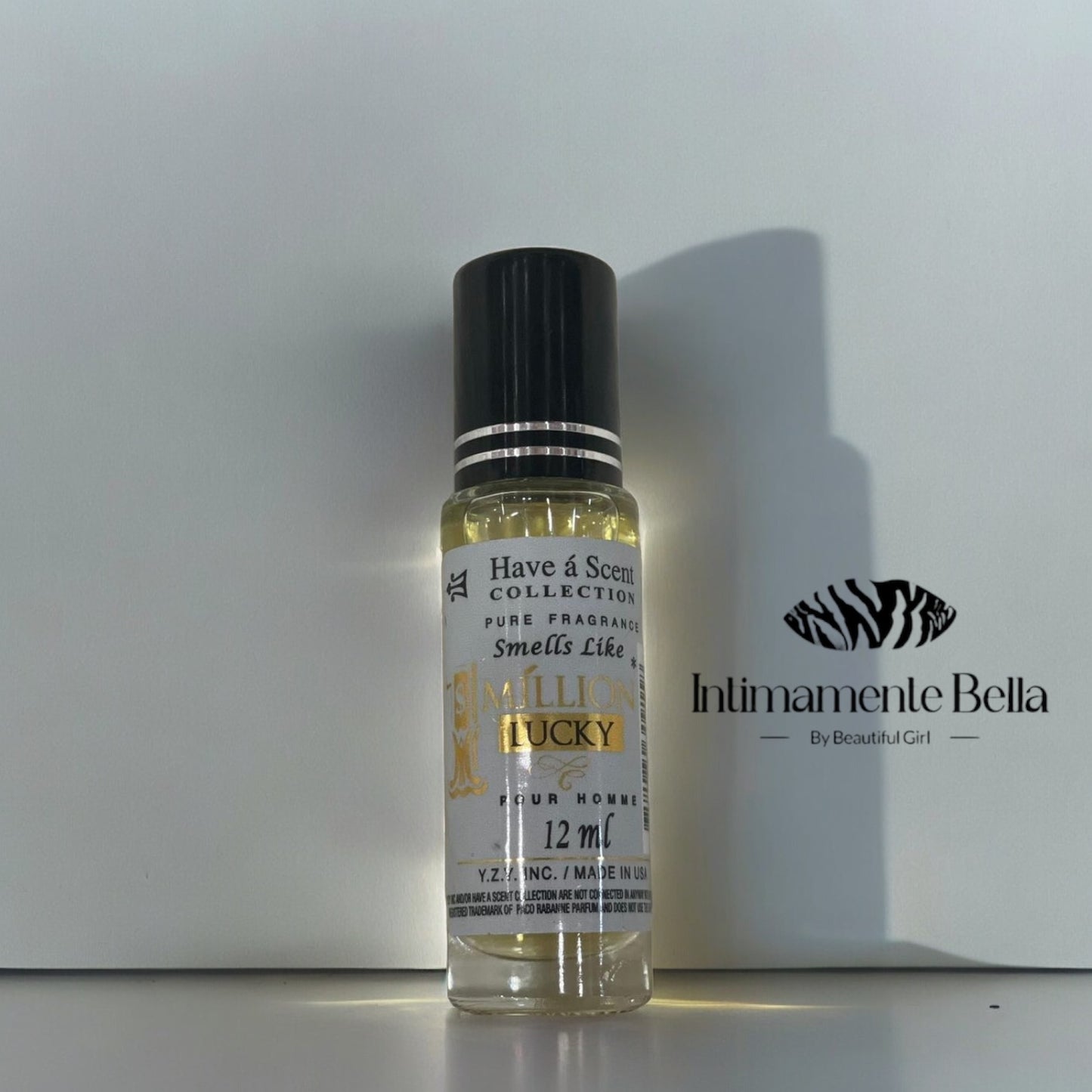 1 Million Lucky Roll-On Oil Perfume For Men 12ml Pure Fragrance Oil