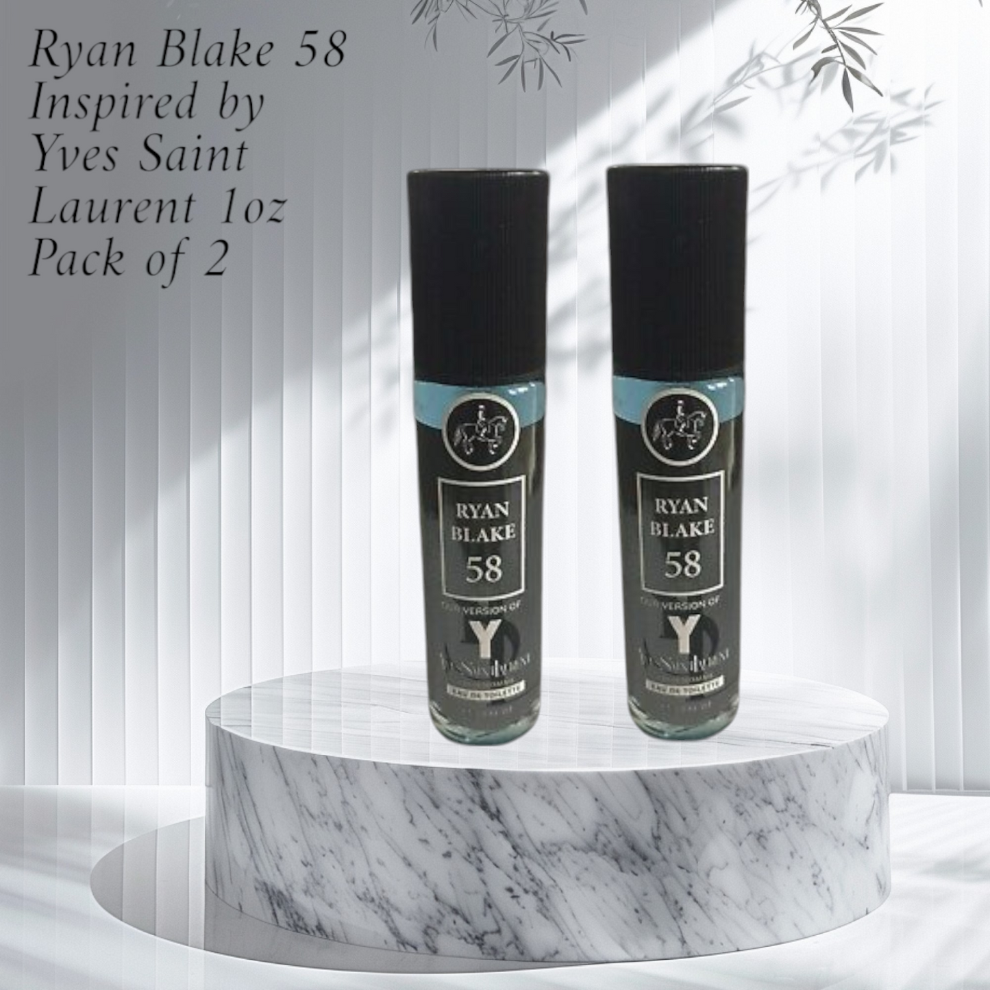 Ryan Blake 58 Inspirado en Yves Saint Laurent Paquete de 2 de 1 oz
