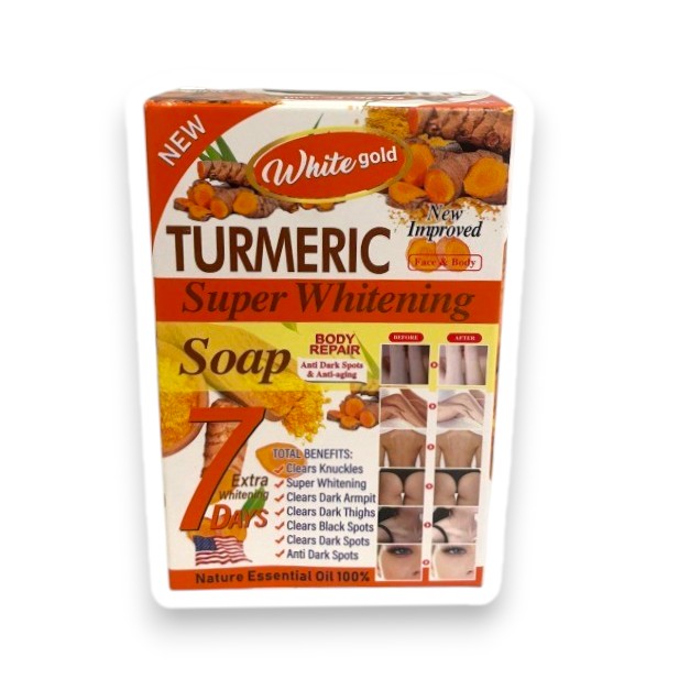 ✨ White Gold Turmeric Super Whitening Soap