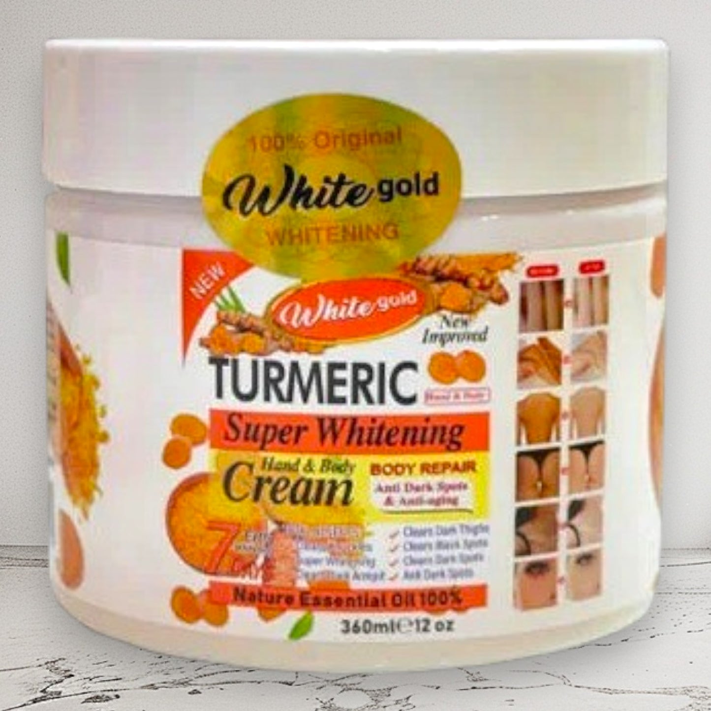 Wholesale White Gold Turmeric Super Whitening Face & Body Scrub (Pack 6)