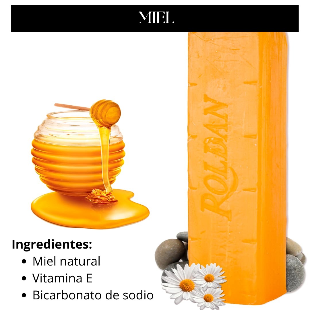 Jabon de Miel Roldan - 1/2 libra