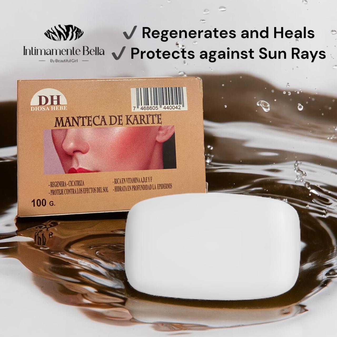 Diosa Hebe Shea Butter Soap for Deep Hydration 100g