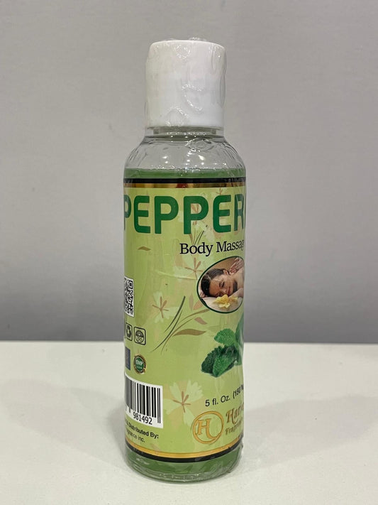 Wholesale Peppermint Body Massage Oil 5oz (12-units)