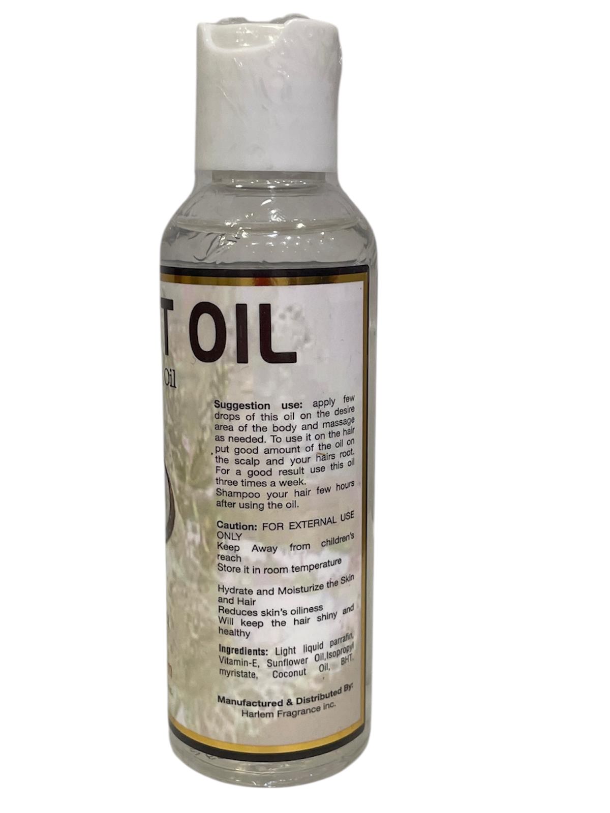 Coconut Oil Hair and Body Oil 5oz
