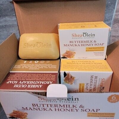 Wholesale Manuka Honey Soap with Black Seed Oil & Evening Primrose Oil (Pack 12)