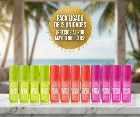WHOLESALE LOT: Set of 12 Sol de Janeiro Body Mists (Limited Summer Edition)