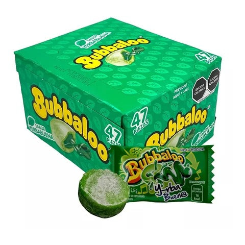 Bubbaloo Mint / Spearmint Flavor Bubble Gum