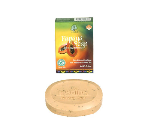 Wholesale Madina: Papaya & Green Tea Soap (Pack 12)