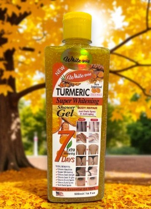 ✨ White Gold Turmeric Super Whitening Shower Gel