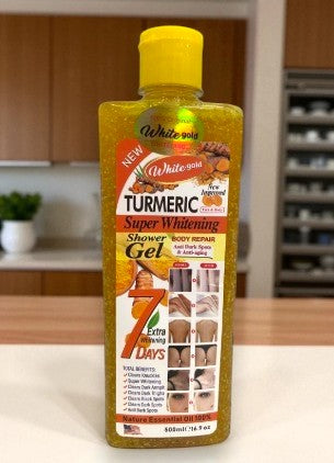 ✨ White Gold Turmeric Super Whitening Shower Gel