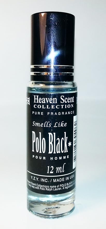 Wholesale Heaven Scent Designer Oil Impression Of Polo Black For Men 12ml Pack of 12