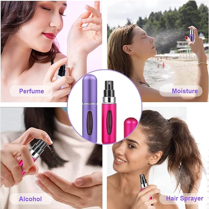 Perfume Refill Spray Bottle 0.17oz (5ml) Pack of 6 Units