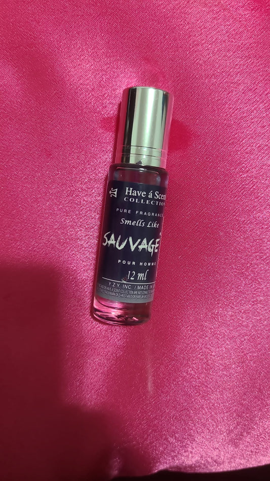 Wholesale SAUVAGE Roll-On Oil Perfume For Men 12ml Pack of 12