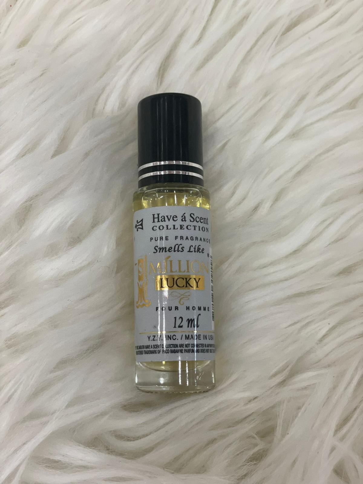 1 Million Lucky Roll-On Oil Perfume For Men 12ml Pure Fragrance Oil