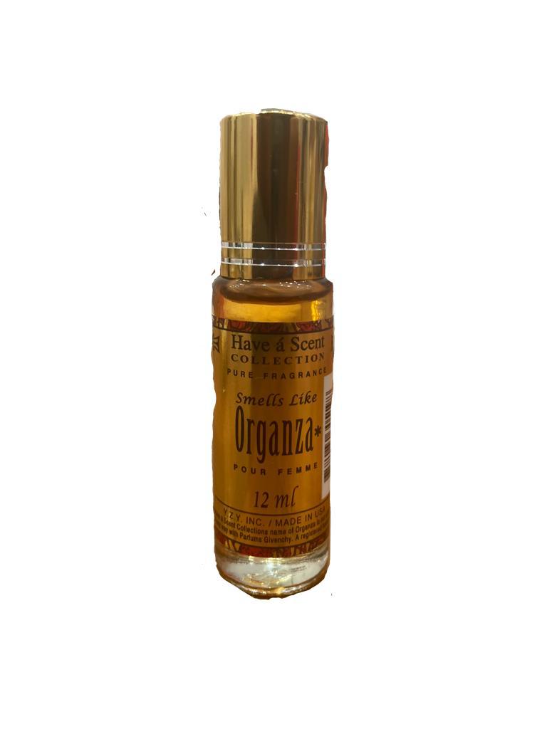 Organza Roll-On Oil Perfume For Women 12ml Pure Fragrance Oil
