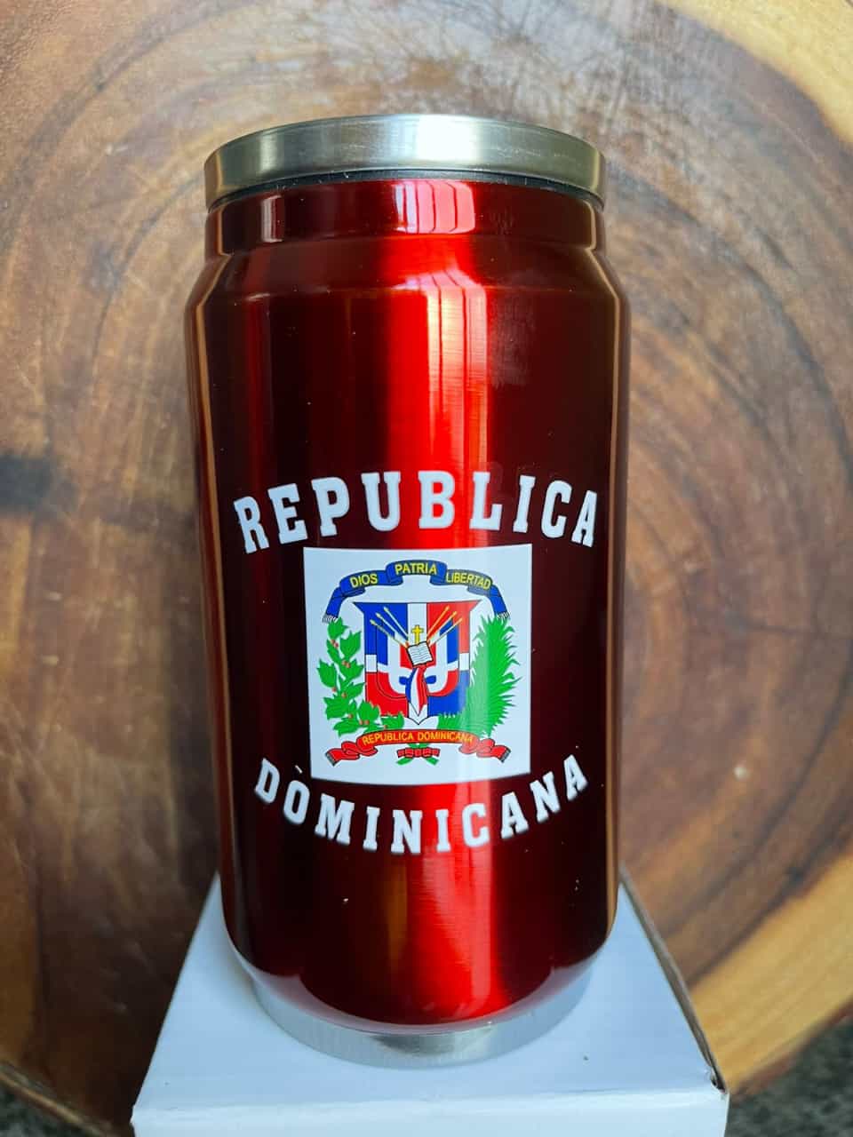 Thermal Tumbler with Dominican Republic Design - 8oz