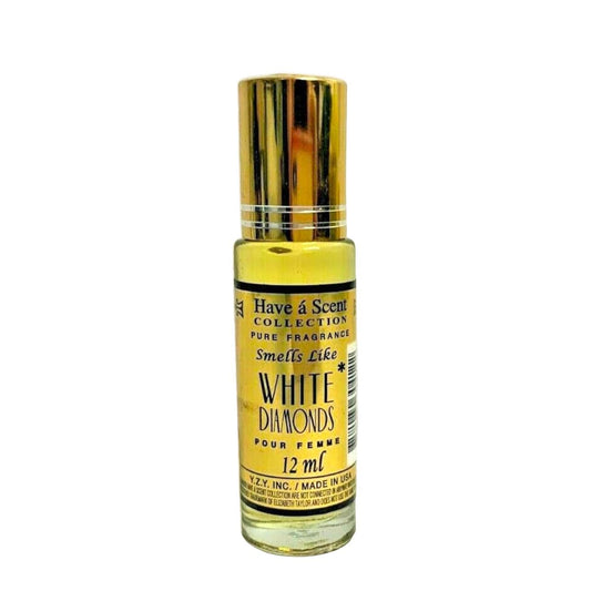 White Diamonds Roll-On Oil Perfume For Women Pure Fragrance 12ml