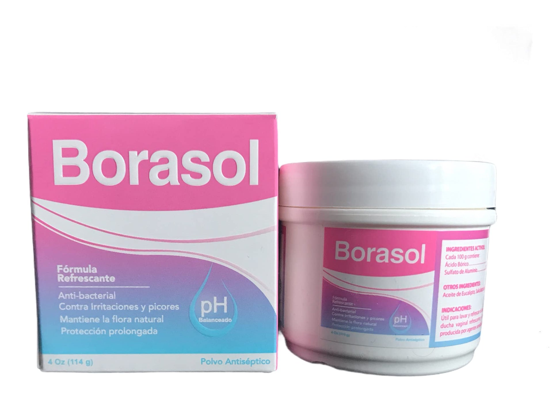 Borasol Antiséptico Refrescante Lavado Femenino