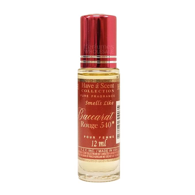 Wholesale Baccarat Rouge 540 Roll-On Oil Perfume For Women 12ml Pure Fragrance Oil Pack of 12