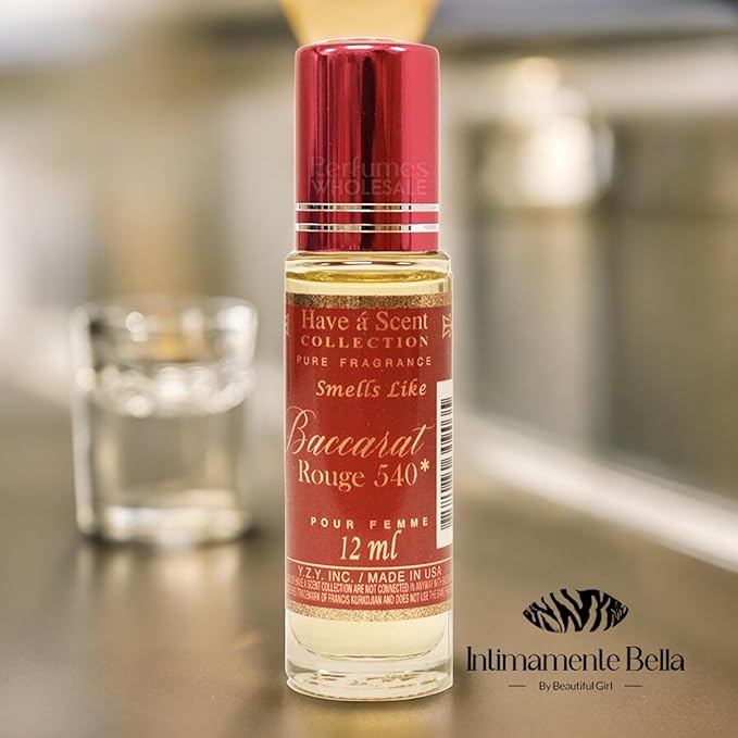 Wholesale Baccarat Rouge 540 Roll-On Oil Perfume For Women 12ml Pure Fragrance Oil Pack of 12