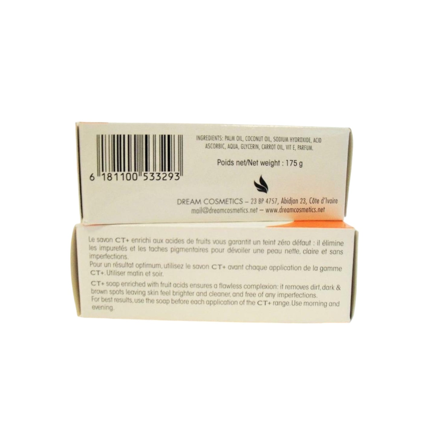 Wholesale CT+ Clear Therapy Purifying Carrot Soap 5.8 oz Pack of 12