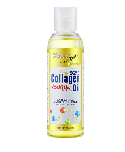 Wholesale Collagen 75000IU Youthful Glow Oil 92%  Lighten Fine Lines Brighten Body Serum Dry Skin Hydrating Plumps, Lifts Massage Oil (6 units)